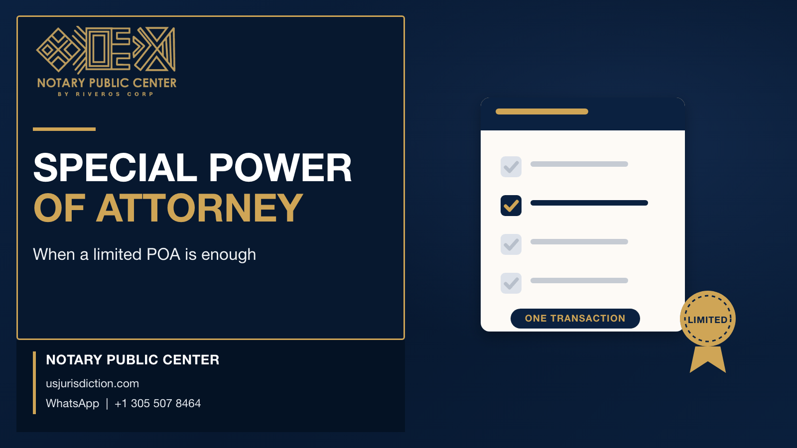 special power of attorney