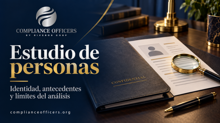 Estudio de personas con Compliance Officers: identidad y antecedentes