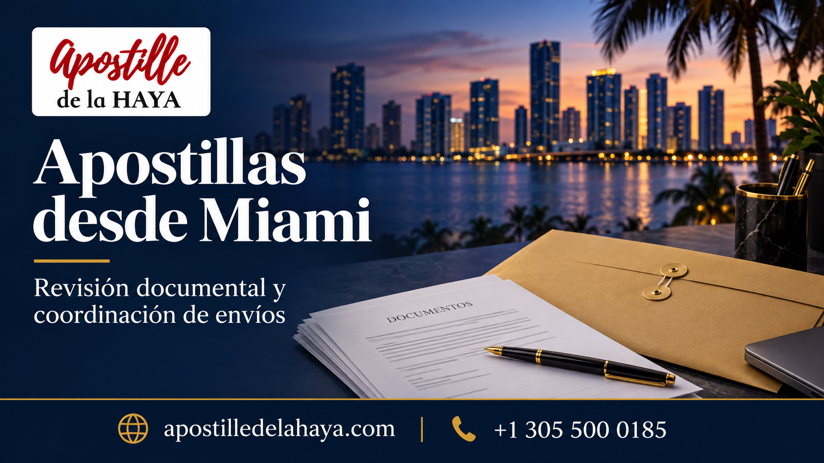 Dónde apostillar documentos en Miami con Apostille de la Haya